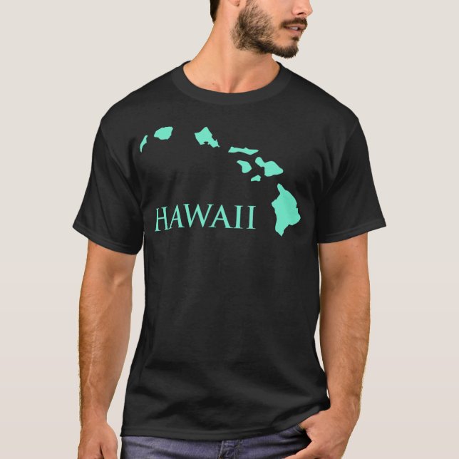 Camiseta Ilhas Havaianas - Mint Tri-blend (Frente)