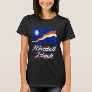 Camiseta Ilhas Marshall Patrióticos Homens Mulheres Criança