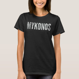 Camiseta Ilhas Míconos Grego Espelhado