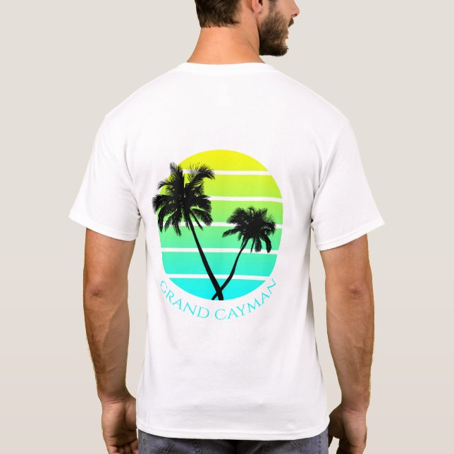 Camiseta Ilhas Retro Grand Cayman (Verso)