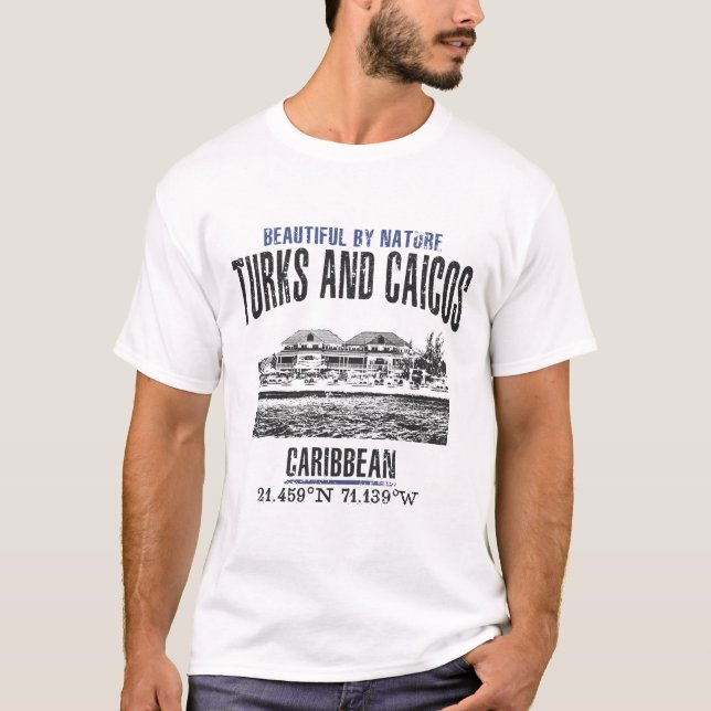 Camiseta Ilhas Turcas e Caicos (Frente)
