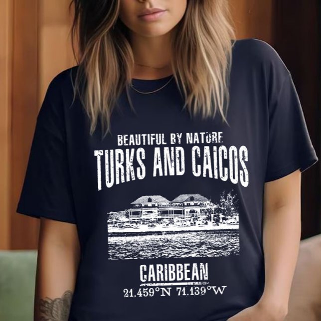 Camiseta Ilhas Turcas e Caicos (Criador carregado)