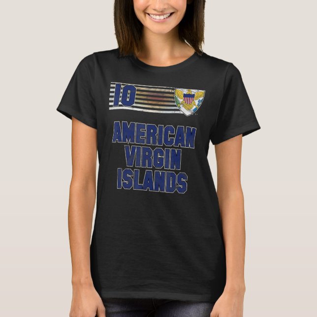 Camiseta Ilhas Virgens Americanas (Frente)