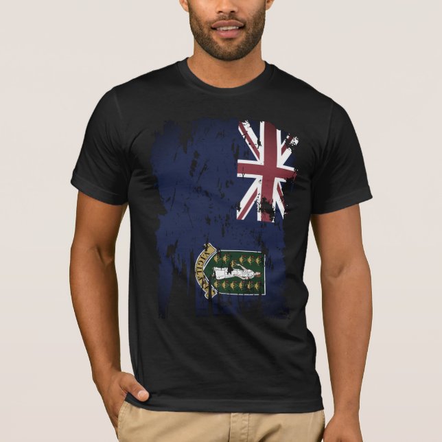 Camiseta Ilhas Virgens Britânicas (Frente)