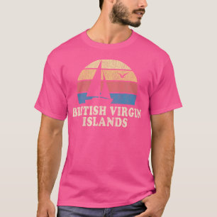 Camiseta Ilhas Virgens Britânicas Sailboat 70S