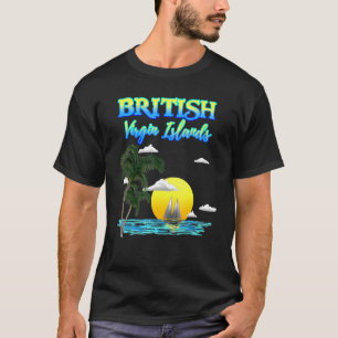Camiseta Ilhas Virgens Britânicas Sunset