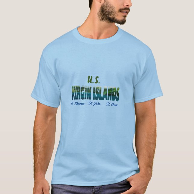 Camiseta Ilhas Virgens dos EUA (Frente)