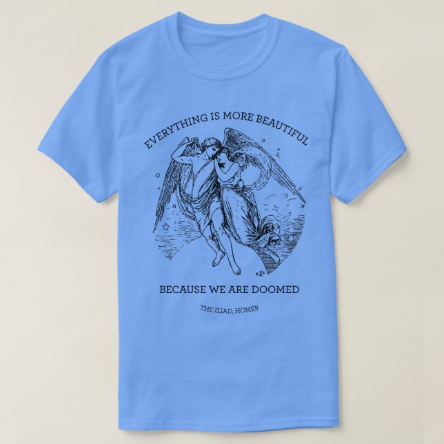 Camiseta Iliad Homer 8 (Frente do Design)