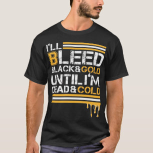Camiseta Ill Bleed Black & Dourado Até Im Morto & Frio