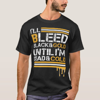 Camiseta Ill Bleed Black & Dourado Até Im Morto & Frio