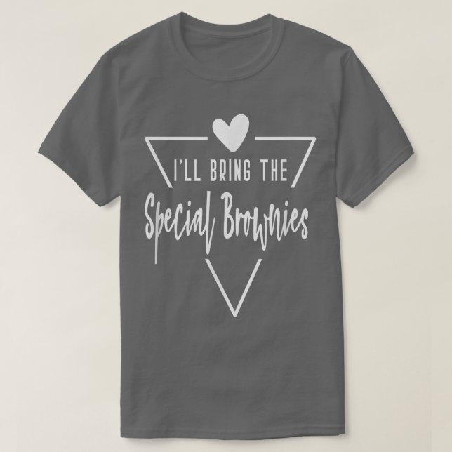 Camiseta Ill Bring The Special Brownies Heart Bridesmaid Br (Frente do Design)