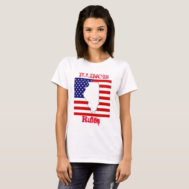 CAMISETA ILLINOIS (Frente Completa)