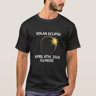 Camiseta Illinois 2024 Solar Eclipse Benton Carbondale Evan