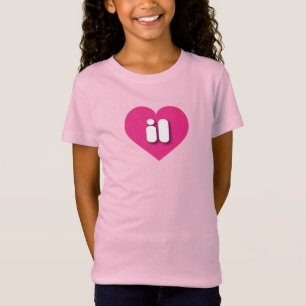 Camiseta Illinois Hot Pink Heart - Love T-Shirt