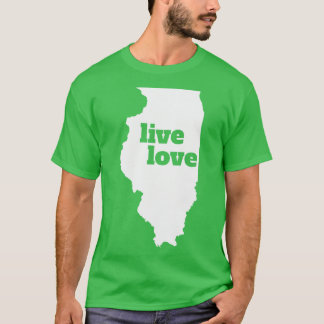 Camiseta Illinois Live Love Illinois