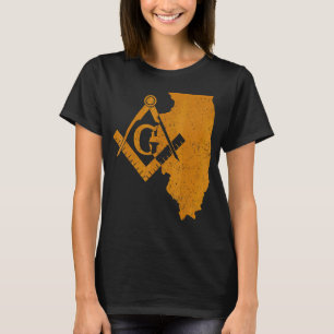 Camiseta Illinois Masons Grand Lodge Af&am Freemason Padre