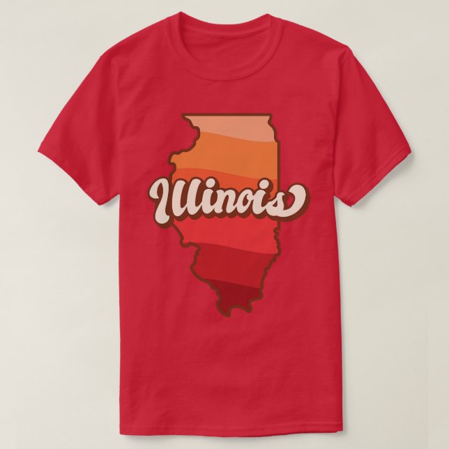 Camiseta Illinois Retro (Frente do Design)