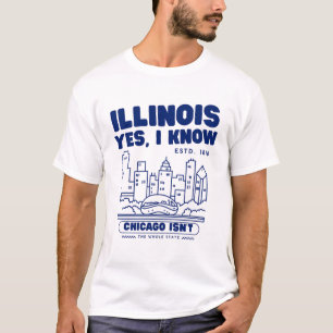 Camiseta Illinois : sim, eu sei que Chicago não é