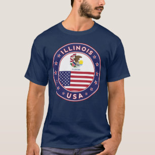 Camiseta Illinois, t-shirt de Illinois,