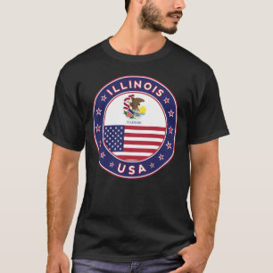 Camiseta Illinois, t-shirt de Illinois,