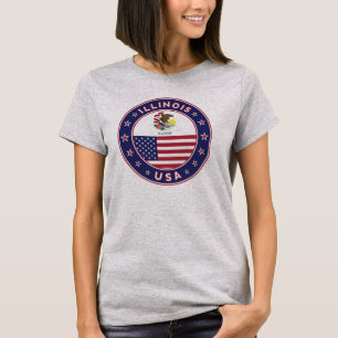 Camiseta Illinois, t-shirt de Illinois,