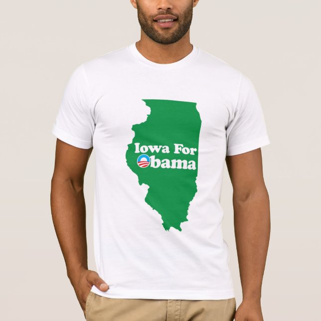 Camiseta Illowa para Obama (Frente)