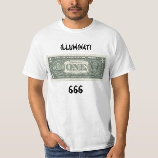 Camiseta illuminati dólar