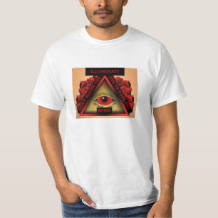 CAMISETA ILLUMINATI - NÃO DEIXE O OLHO ENGANAR A MENTE