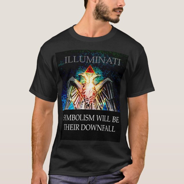 CAMISETA ILLUMINATI *O SIMBOLISMO SERÁ A SUA BAIXA (Frente)