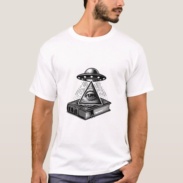 Camiseta Illuminati UFO (Frente)