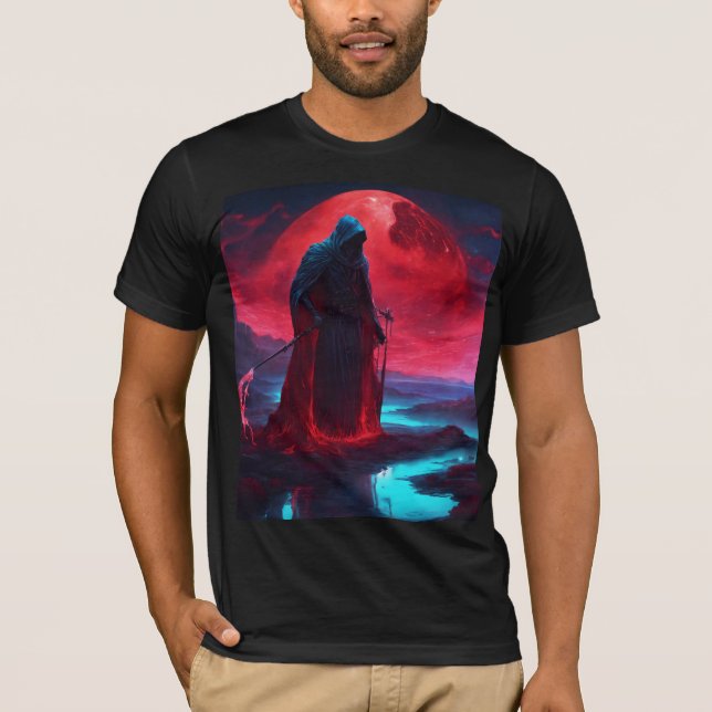 Camiseta "Illusão de Starlit: Coleção Gigante Bioluminescen (Frente)