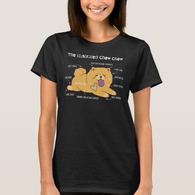 Camiseta ILLUSTRATED CHOW T-Shirt (Criador carregado)