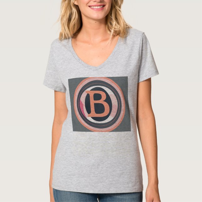 Camiseta Illustrational Logo With Bold  B  and Circular Emb (Frente)