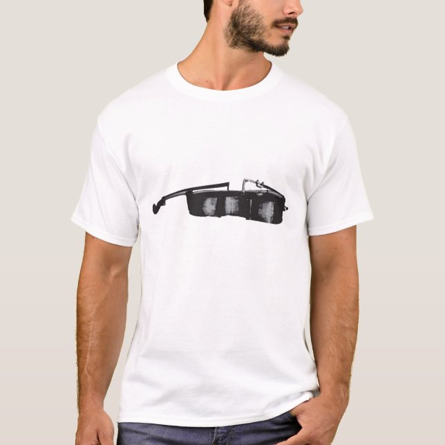 Camiseta illustraton do violoncelo (Frente)