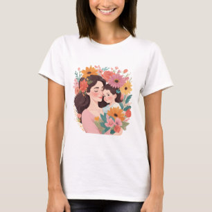Camiseta Illustrator de dia de as mães
