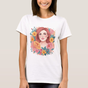 Camiseta Illustrator de dia de as mães