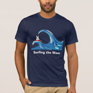 Camiseta illysurfing, surfando a onda