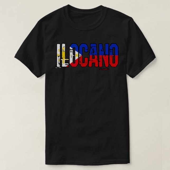 Camiseta Ilocano Filipinas Filipino Filipina Pinoy Design (Frente do Design)