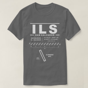 Camiseta Ilopango Aeroporto Internacional ILS T-Shirt