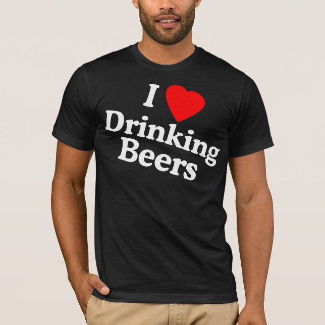 Camiseta ilovedrinkingbeers (Frente)