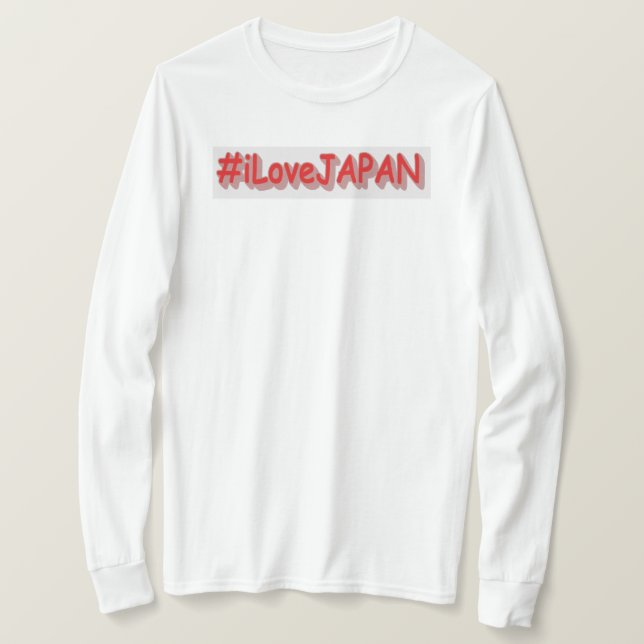Camiseta "#iLoveJAPAN" Cute Design. Buy Now (Frente do Design)