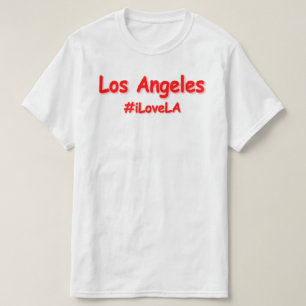 Camiseta "#iLoveLA" Design bonito. Comprar Agora