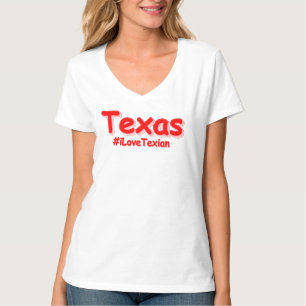 Camiseta "#iLoveTexian " Design bonito. Comprar Agora