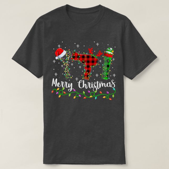 Camiseta Ilumina Cristo Barber Stylist do Cabelo de Hairdre (Frente do Design)