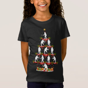 Camiseta Iluminação da árvore de Natal de hóquei em campo d