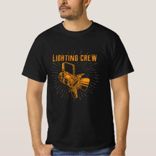 Camiseta Iluminação da tripulação de voo