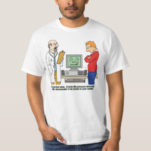 Camiseta Iluminação de Computadores