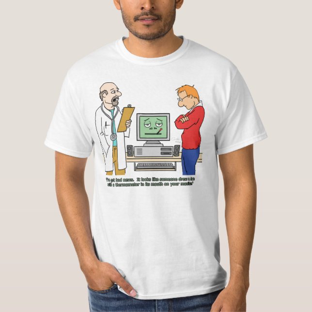 Camiseta Iluminação de Computadores (Frente)