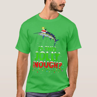 Camiseta Iluminação de Natal É Tão Alegre Sailfish Christ