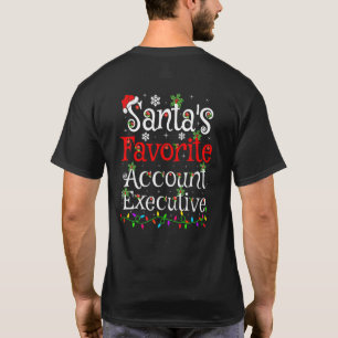 Camiseta Iluminação de Natal O Executivo de Conta Favorito